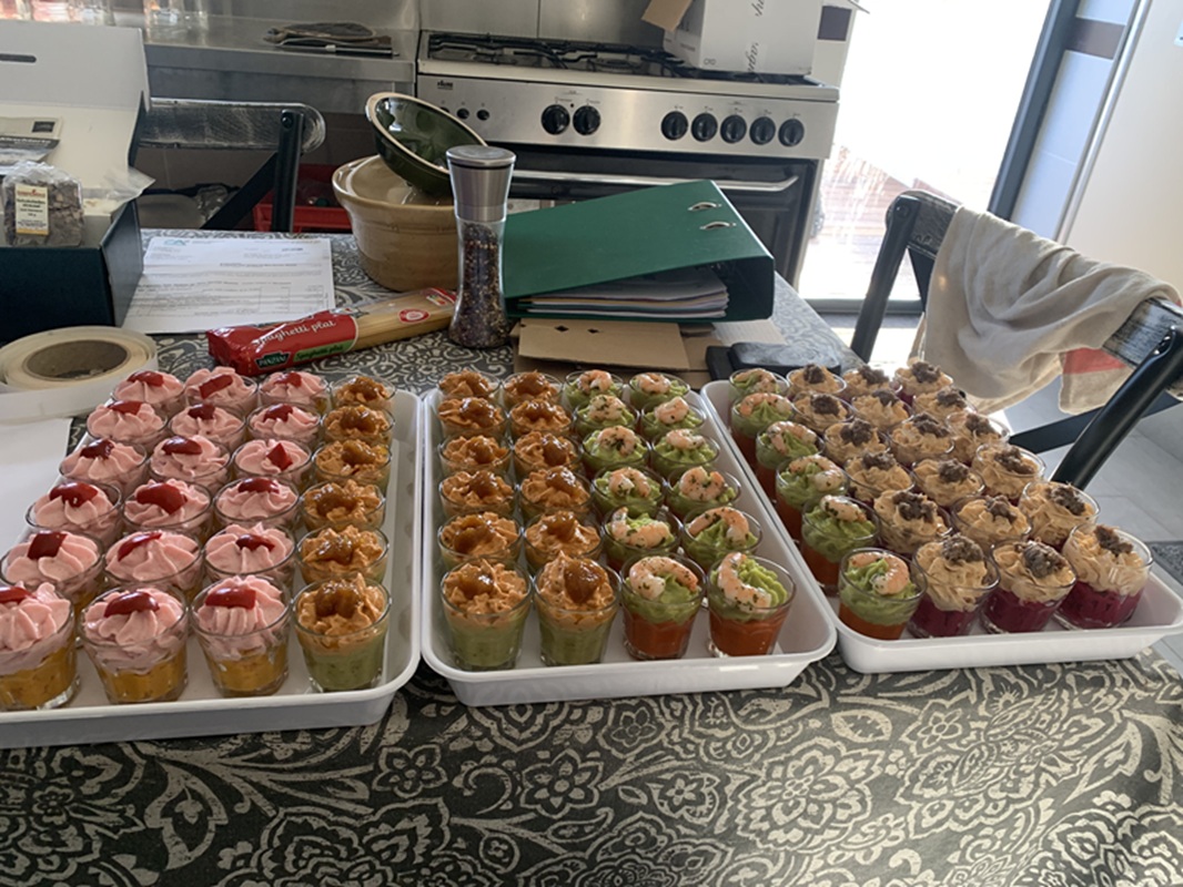 Préparation de Verrines